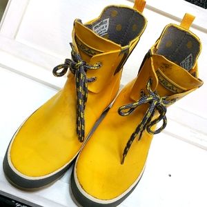 Wind River Womens Rubber Rain Boots Duck Yellow 8